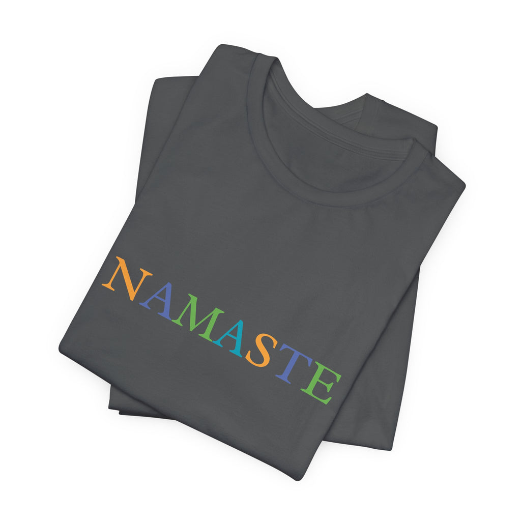 Tramunquiero NAMASTE Unisex T-Shirt mit Rundhalsausschnitt